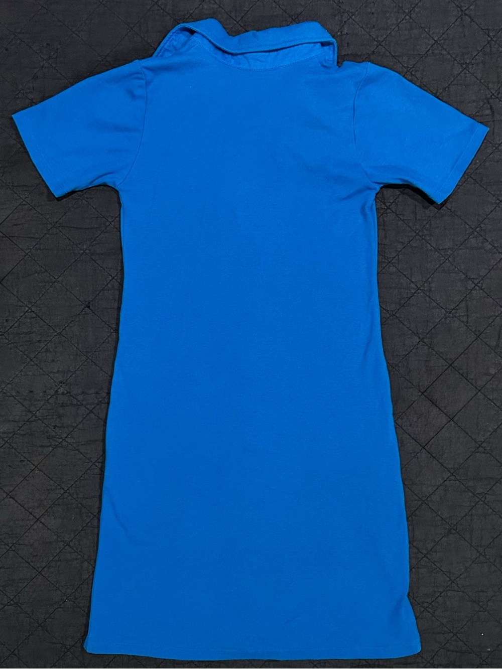 Motel Rocks Blue Button-Down Polo Dress - Picture 2 of 2